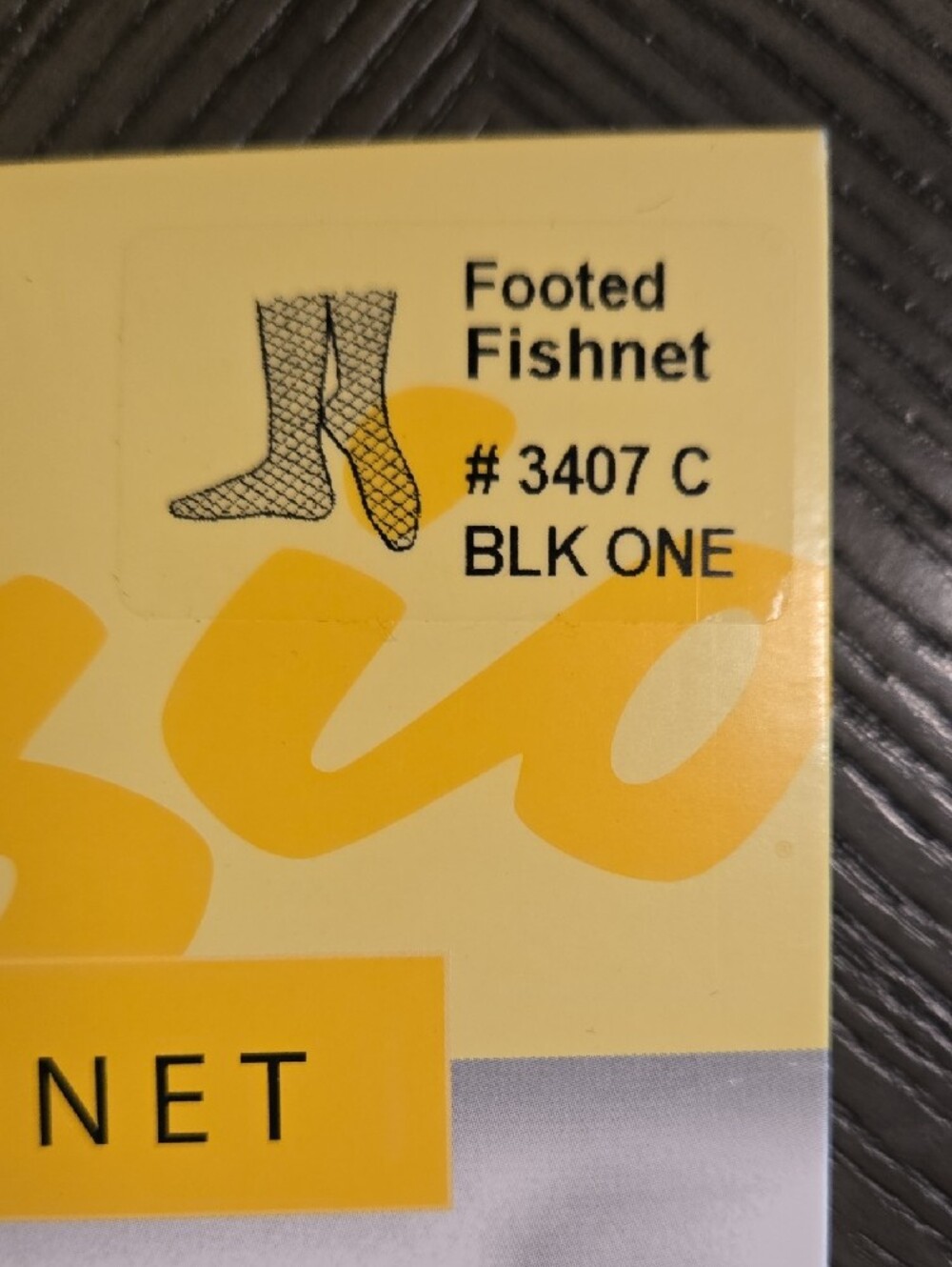 Capezio Kids Studio Basics Fishnet Footed Tights - Black - Picture 2 of 6